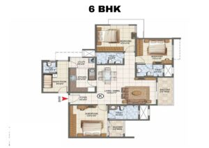 prestige nautlilus 6 bhk