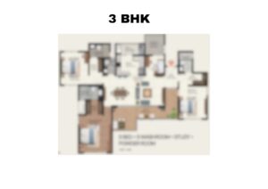 Brigade Avalon 3 bhk plan