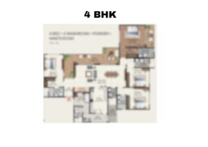Brigade Avalon 4 bhk Plan