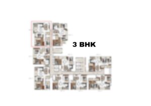 Mana Verdant Jakkur 3 BHK Plan