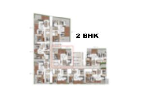 Mana Verdant in Jakkur 2bhk Plan