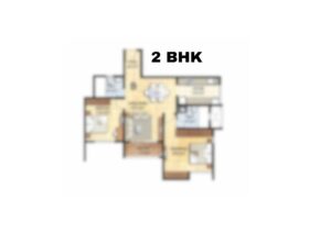 Prestige Falcon City Luxe 2bhk Plan