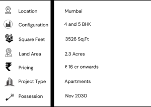 Prestige Ocean Towers Project Highlights