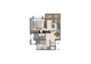 Prestige Southern Star phase 2 1bhk plan