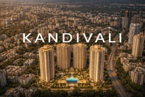 Kandivali cityscape at dusk