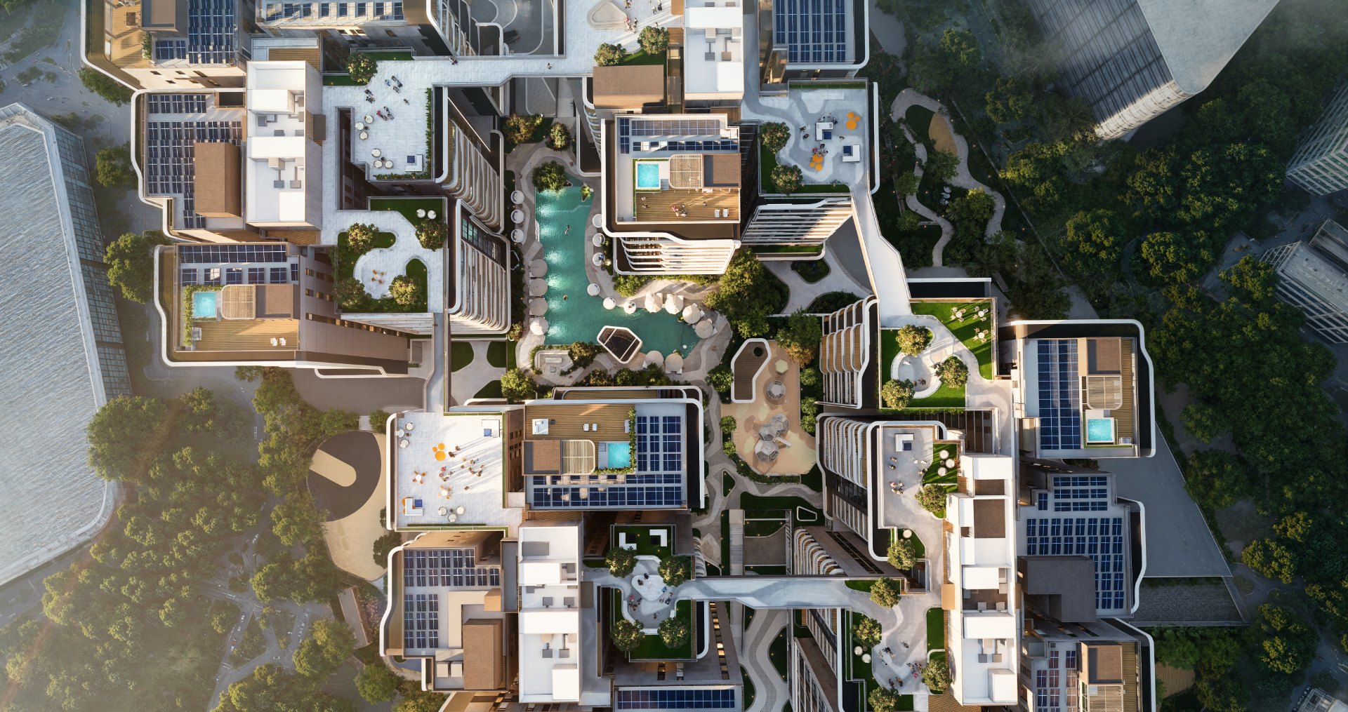 Brigade Stellaris Velachery Chennai aerial view of the 5.19 acre development