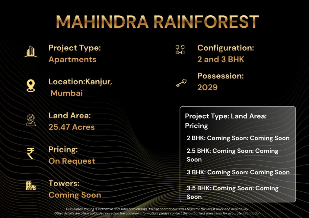 Mahindra Rainforest Kanjurmarg Mumbai gallery image
