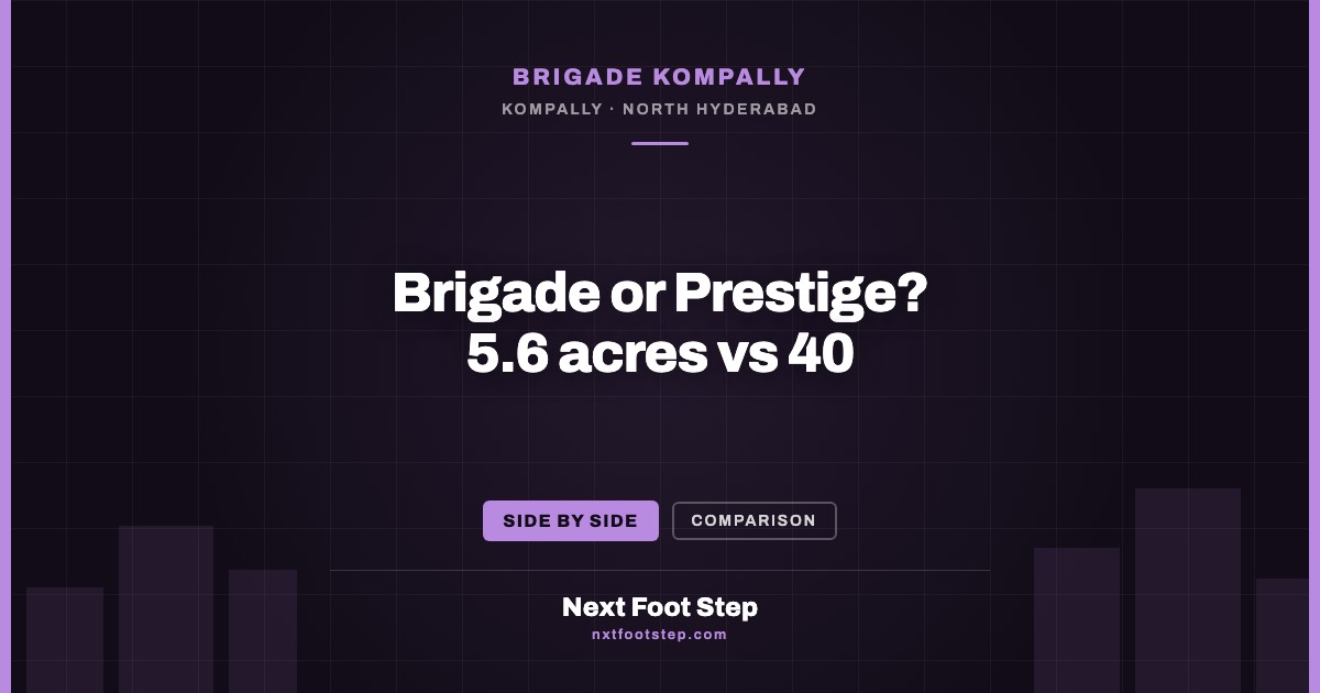 Brigade Kompally vs Prestige Kompally — Honest Comparison