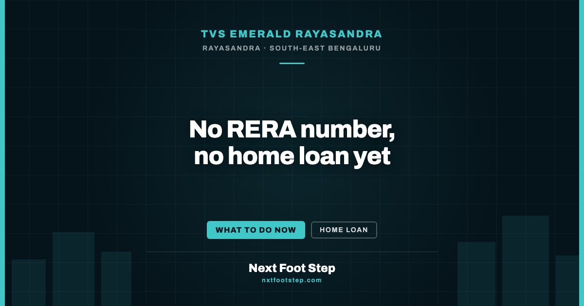 TVS Emerald Rayasandra Home Loan Guide — Banks, EMI 2026