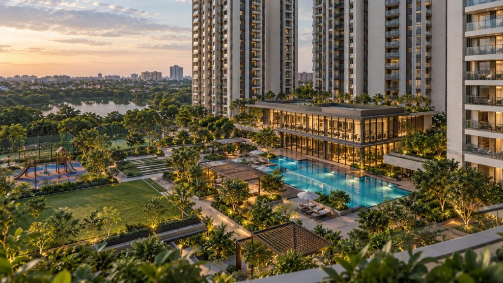 Sumadhura Folium swimming pool