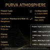 Purva Atmosphere: Luxury 2, 3 and 4 BHK on Thanisandra Main Road, North Bangalore
