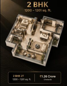 CONCORDE SIENNA 2BHK